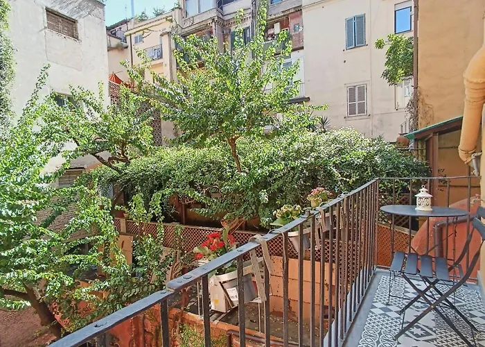 Mini Con Balcone A Piazza Del Popolo Lägenhet *